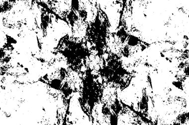 Grunge siyah ve beyaz kentsel vektör doku şablon. Karanlık dağınık toz sıkıntı arka plan kaplaması. Gürültü ve tahıl ile soyut noktalı, çizik, Vintage efekti oluşturmak kolay. Yaşlanma tasarım öğesi