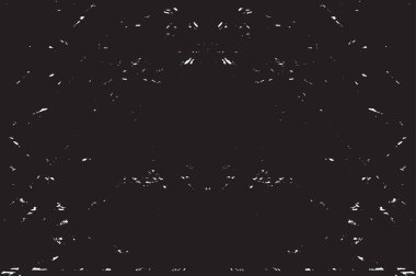 Grunge siyah ve beyaz kentsel vektör doku şablon. Karanlık dağınık toz sıkıntı arka plan kaplaması. Gürültü ve tahıl ile soyut noktalı, çizik, Vintage efekti oluşturmak kolay. Yaşlanma tasarım öğesi