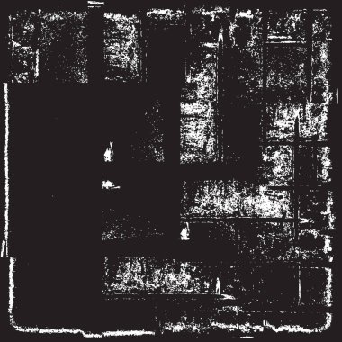 Grunge siyah ve beyaz kentsel vektör doku şablon. Karanlık dağınık toz sıkıntı arka plan kaplaması. Gürültü ve tahıl ile soyut noktalı, çizik, Vintage efekti oluşturmak kolay. Yaşlanma tasarım öğesi