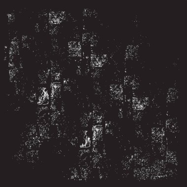 Grunge siyah ve beyaz kentsel vektör doku şablon. Karanlık dağınık toz sıkıntı arka plan kaplaması. Gürültü ve tahıl ile soyut noktalı, çizik, Vintage efekti oluşturmak kolay. Yaşlanma tasarım öğesi