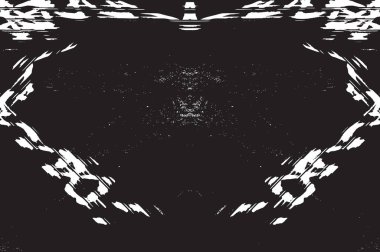 Grunge siyah ve beyaz kentsel vektör doku şablon. Karanlık dağınık toz sıkıntı arka plan kaplaması. Gürültü ve tahıl ile soyut noktalı, çizik, Vintage efekti oluşturmak kolay. Yaşlanma tasarım öğesi