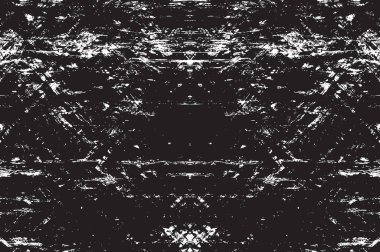 Grunge siyah ve beyaz kentsel vektör doku şablon. Karanlık dağınık toz sıkıntı arka plan kaplaması. Gürültü ve tahıl ile soyut noktalı, çizik, Vintage efekti oluşturmak kolay. Yaşlanma tasarım öğesi