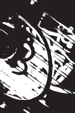 Grunge siyah ve beyaz kentsel vektör doku şablon. Karanlık dağınık toz sıkıntı arka plan kaplaması. Gürültü ve tahıl ile soyut noktalı, çizik, Vintage efekti oluşturmak kolay. Yaşlanma tasarım öğesi