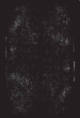 Grunge siyah ve beyaz kentsel vektör doku şablon. Karanlık dağınık toz sıkıntı arka plan kaplaması. Gürültü ve tahıl ile soyut noktalı, çizik, Vintage efekti oluşturmak kolay. Yaşlanma tasarım öğesi