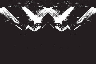 Grunge siyah ve beyaz kentsel vektör doku şablon. Karanlık dağınık toz sıkıntı arka plan kaplaması. Gürültü ve tahıl ile soyut noktalı, çizik, Vintage efekti oluşturmak kolay. Yaşlanma tasarım öğesi