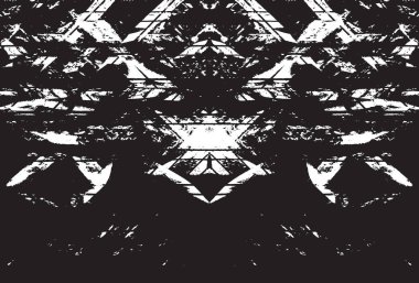 Grunge siyah ve beyaz kentsel vektör doku şablon. Karanlık dağınık toz sıkıntı arka plan kaplaması. Gürültü ve tahıl ile soyut noktalı, çizik, Vintage efekti oluşturmak kolay. Yaşlanma tasarım öğesi