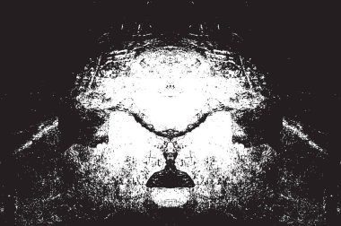 Grunge siyah ve beyaz kentsel vektör doku şablon. Karanlık dağınık toz sıkıntı arka plan kaplaması. Gürültü ve tahıl ile soyut noktalı, çizik, Vintage efekti oluşturmak kolay. Yaşlanma tasarım öğesi