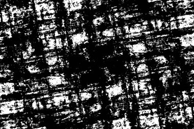 Grunge siyah ve beyaz kentsel vektör doku şablon. Karanlık dağınık toz sıkıntı arka plan kaplaması. Gürültü ve tahıl ile soyut noktalı, çizik, Vintage efekti oluşturmak kolay. Yaşlanma tasarım öğesi