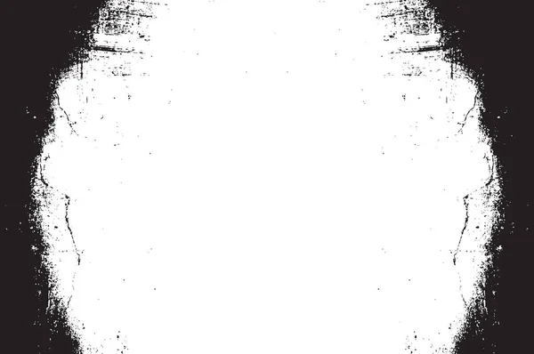 Черный Белый Гранж Виньетка Текстура — стоковый вектор