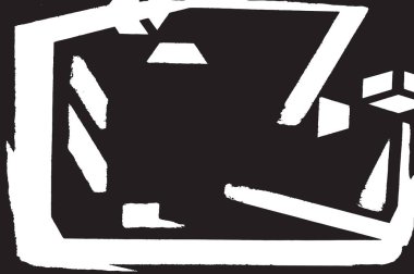 Grunge siyah ve beyaz kentsel vektör doku şablon. Karanlık dağınık toz sıkıntı arka plan kaplaması. Gürültü ve tahıl ile soyut noktalı, çizik, Vintage efekti oluşturmak kolay. Yaşlanma tasarım öğesi