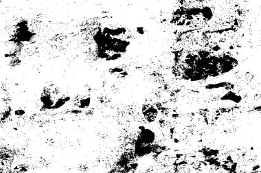 Grunge siyah ve beyaz kentsel vektör doku şablon. Karanlık dağınık toz sıkıntı arka plan kaplaması. Gürültü ve tahıl ile soyut noktalı, çizik, Vintage efekti oluşturmak kolay. Yaşlanma tasarım öğesi