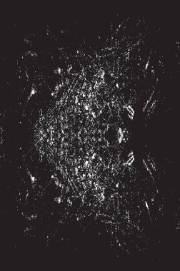 Grunge siyah ve beyaz kentsel vektör doku şablon. Karanlık dağınık toz sıkıntı arka plan kaplaması. Gürültü ve tahıl ile soyut noktalı, çizik, Vintage efekti oluşturmak kolay. Yaşlanma tasarım öğesi