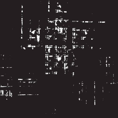 Grunge siyah ve beyaz kentsel vektör doku şablon. Karanlık dağınık toz sıkıntı arka plan kaplaması. Gürültü ve tahıl ile soyut noktalı, çizik, Vintage efekti oluşturmak kolay. Yaşlanma tasarım öğesi