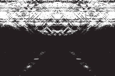 Grunge siyah ve beyaz kentsel vektör doku şablon. Karanlık dağınık toz sıkıntı arka plan kaplaması. Gürültü ve tahıl ile soyut noktalı, çizik, Vintage efekti oluşturmak kolay. Yaşlanma tasarım öğesi