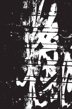 Grunge siyah ve beyaz kentsel vektör doku şablon. Karanlık dağınık toz sıkıntı arka plan kaplaması. Gürültü ve tahıl ile soyut noktalı, çizik, Vintage efekti oluşturmak kolay. Yaşlanma tasarım öğesi