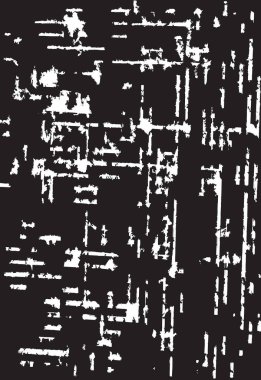 Grunge siyah ve beyaz kentsel vektör doku şablon. Karanlık dağınık toz sıkıntı arka plan kaplaması. Gürültü ve tahıl ile soyut noktalı, çizik, Vintage efekti oluşturmak kolay. Yaşlanma tasarım öğesi