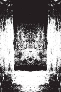 Grunge siyah ve beyaz kentsel vektör doku şablon. Karanlık dağınık toz sıkıntı arka plan kaplaması. Gürültü ve tahıl ile soyut noktalı, çizik, Vintage efekti oluşturmak kolay. Yaşlanma tasarım öğesi
