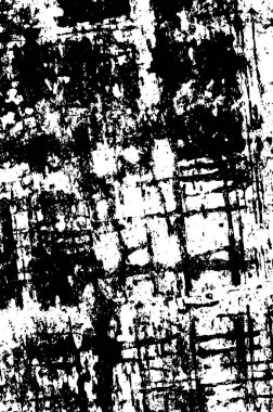 Grunge siyah ve beyaz kentsel vektör doku şablon. Karanlık dağınık toz sıkıntı arka plan kaplaması. Gürültü ve tahıl ile soyut noktalı, çizik, Vintage efekti oluşturmak kolay. Yaşlanma tasarım öğesi