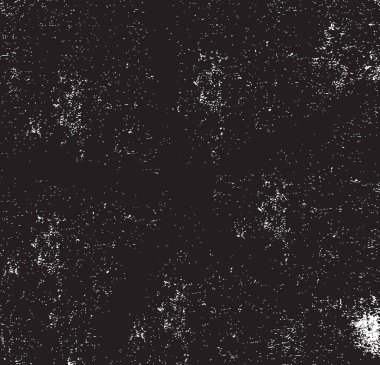 Grunge siyah ve beyaz kentsel vektör doku şablon. Karanlık dağınık toz sıkıntı arka plan kaplaması. Gürültü ve tahıl ile soyut noktalı, çizik, Vintage efekti oluşturmak kolay. Yaşlanma tasarım öğesi