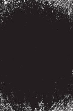 Grunge siyah ve beyaz kentsel vektör doku şablon. Karanlık dağınık toz sıkıntı arka plan kaplaması. Gürültü ve tahıl ile soyut noktalı, çizik, Vintage efekti oluşturmak kolay. Yaşlanma tasarım öğesi