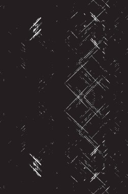 Grunge siyah ve beyaz kentsel vektör doku şablon. Karanlık dağınık toz sıkıntı arka plan kaplaması. Gürültü ve tahıl ile soyut noktalı, çizik, Vintage efekti oluşturmak kolay. Yaşlanma tasarım öğesi