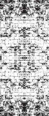 Grunge siyah ve beyaz kentsel vektör doku şablon. Karanlık dağınık toz sıkıntı arka plan kaplaması. Gürültü ve tahıl ile soyut noktalı, çizik, Vintage efekti oluşturmak kolay. Yaşlanma tasarım öğesi