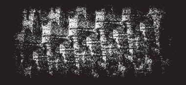 Grunge siyah ve beyaz kentsel vektör doku şablon. Karanlık dağınık toz sıkıntı arka plan kaplaması. Gürültü ve tahıl ile soyut noktalı, çizik, Vintage efekti oluşturmak kolay. Yaşlanma tasarım öğesi