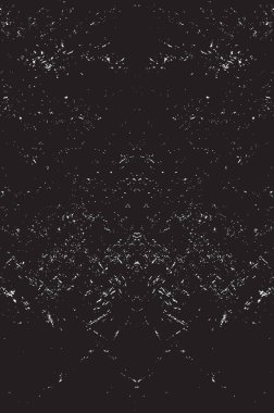 Grunge siyah ve beyaz kentsel vektör doku şablon. Karanlık dağınık toz sıkıntı arka plan kaplaması. Gürültü ve tahıl ile soyut noktalı, çizik, Vintage efekti oluşturmak kolay. Yaşlanma tasarım öğesi