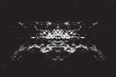 Grunge siyah ve beyaz kentsel vektör doku şablon. Karanlık dağınık toz sıkıntı arka plan kaplaması. Gürültü ve tahıl ile soyut noktalı, çizik, Vintage efekti oluşturmak kolay. Yaşlanma tasarım öğesi