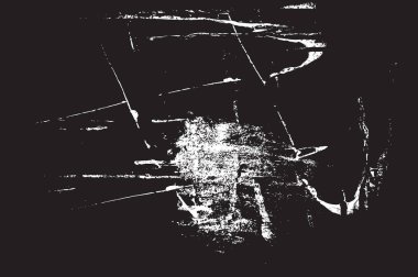 Grunge siyah ve beyaz kentsel vektör doku şablon. Karanlık dağınık toz sıkıntı arka plan kaplaması. Gürültü ve tahıl ile soyut noktalı, çizik, Vintage efekti oluşturmak kolay. Yaşlanma tasarım öğesi