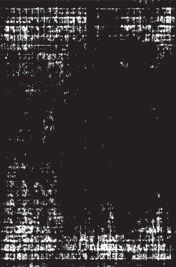 Grunge siyah ve beyaz kentsel vektör doku şablon. Karanlık dağınık toz sıkıntı arka plan kaplaması. Gürültü ve tahıl ile soyut noktalı, çizik, Vintage efekti oluşturmak kolay. Yaşlanma tasarım öğesi