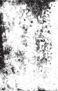 Grunge siyah ve beyaz kentsel vektör doku şablon. Karanlık dağınık toz sıkıntı arka plan kaplaması. Gürültü ve tahıl ile soyut noktalı, çizik, Vintage efekti oluşturmak kolay. Yaşlanma tasarım öğesi