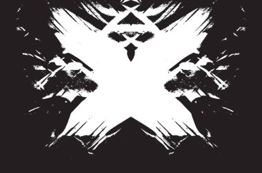 Grunge siyah ve beyaz kentsel vektör doku şablon. Karanlık dağınık toz sıkıntı arka plan kaplaması. Gürültü ve tahıl ile soyut noktalı, çizik, Vintage efekti oluşturmak kolay. Yaşlanma tasarım öğesi