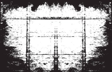 Grunge siyah ve beyaz kentsel vektör doku şablon. Karanlık dağınık toz sıkıntı arka plan kaplaması. Gürültü ve tahıl ile soyut noktalı, çizik, Vintage efekti oluşturmak kolay. Yaşlanma tasarım öğesi