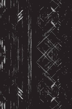 Grunge siyah ve beyaz kentsel vektör doku şablon. Karanlık dağınık toz sıkıntı arka plan kaplaması. Gürültü ve tahıl ile soyut noktalı, çizik, Vintage efekti oluşturmak kolay. Yaşlanma tasarım öğesi