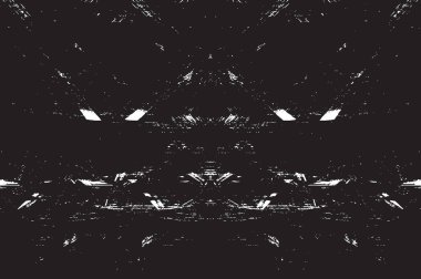 Grunge siyah ve beyaz kentsel vektör doku şablon. Karanlık dağınık toz sıkıntı arka plan kaplaması. Gürültü ve tahıl ile soyut noktalı, çizik, Vintage efekti oluşturmak kolay. Yaşlanma tasarım öğesi