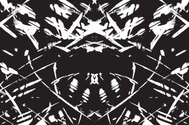 Grunge siyah ve beyaz kentsel vektör doku şablon. Karanlık dağınık toz sıkıntı arka plan kaplaması. Gürültü ve tahıl ile soyut noktalı, çizik, Vintage efekti oluşturmak kolay. Yaşlanma tasarım öğesi