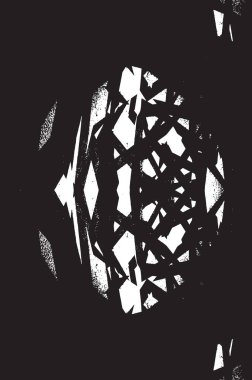 Grunge siyah ve beyaz kentsel vektör doku şablon. Karanlık dağınık toz sıkıntı arka plan kaplaması. Gürültü ve tahıl ile soyut noktalı, çizik, Vintage efekti oluşturmak kolay. Yaşlanma tasarım öğesi