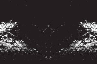Grunge siyah ve beyaz kentsel vektör doku şablon. Karanlık dağınık toz sıkıntı arka plan kaplaması. Gürültü ve tahıl ile soyut noktalı, çizik, Vintage efekti oluşturmak kolay. Yaşlanma tasarım öğesi