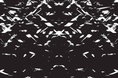 Grunge siyah ve beyaz kentsel vektör doku şablon. Karanlık dağınık toz sıkıntı arka plan kaplaması. Gürültü ve tahıl ile soyut noktalı, çizik, Vintage efekti oluşturmak kolay. Yaşlanma tasarım öğesi