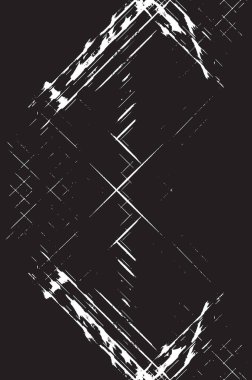 Grunge siyah ve beyaz kentsel vektör doku şablon. Karanlık dağınık toz sıkıntı arka plan kaplaması. Gürültü ve tahıl ile soyut noktalı, çizik, Vintage efekti oluşturmak kolay. Yaşlanma tasarım öğesi