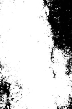 Grunge siyah ve beyaz kentsel vektör doku şablon. Karanlık dağınık toz sıkıntı arka plan kaplaması. Gürültü ve tahıl ile soyut noktalı, çizik, Vintage efekti oluşturmak kolay. Yaşlanma tasarım öğesi