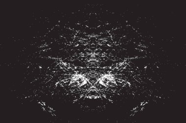 Grunge siyah ve beyaz kentsel vektör doku şablon. Karanlık dağınık toz sıkıntı arka plan kaplaması. Gürültü ve tahıl ile soyut noktalı, çizik, Vintage efekti oluşturmak kolay. Yaşlanma tasarım öğesi