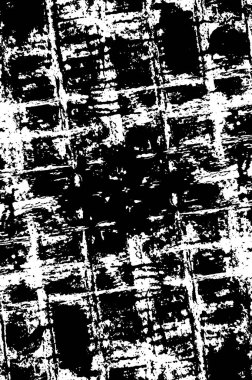 Grunge siyah ve beyaz kentsel vektör doku şablon. Karanlık dağınık toz sıkıntı arka plan kaplaması. Gürültü ve tahıl ile soyut noktalı, çizik, Vintage efekti oluşturmak kolay. Yaşlanma tasarım öğesi