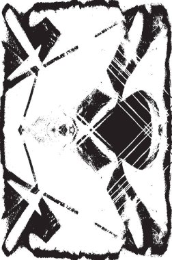 Grunge siyah ve beyaz kentsel vektör doku şablon. Karanlık dağınık toz sıkıntı arka plan kaplaması. Gürültü ve tahıl ile soyut noktalı, çizik, Vintage efekti oluşturmak kolay. Yaşlanma tasarım öğesi