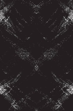 Grunge siyah ve beyaz kentsel vektör doku şablon. Karanlık dağınık toz sıkıntı arka plan kaplaması. Gürültü ve tahıl ile soyut noktalı, çizik, Vintage efekti oluşturmak kolay. Yaşlanma tasarım öğesi