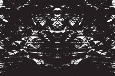 Grunge siyah ve beyaz kentsel vektör doku şablon. Karanlık dağınık toz sıkıntı arka plan kaplaması. Gürültü ve tahıl ile soyut noktalı, çizik, Vintage efekti oluşturmak kolay. Yaşlanma tasarım öğesi