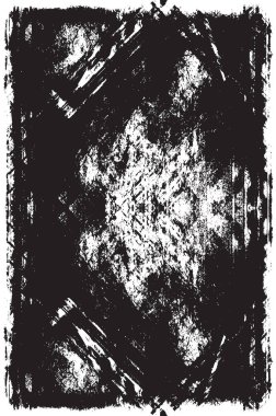 Grunge siyah ve beyaz kentsel vektör doku şablon. Karanlık dağınık toz sıkıntı arka plan kaplaması. Gürültü ve tahıl ile soyut noktalı, çizik, Vintage efekti oluşturmak kolay. Yaşlanma tasarım öğesi