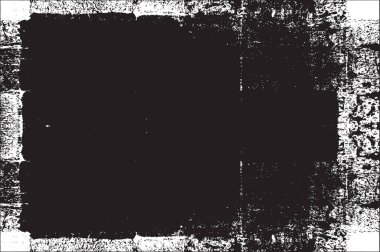Grunge siyah ve beyaz kentsel vektör doku şablon. Karanlık dağınık toz sıkıntı arka plan kaplaması. Gürültü ve tahıl ile soyut noktalı, çizik, Vintage efekti oluşturmak kolay. Yaşlanma tasarım öğesi