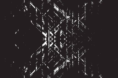 Grunge siyah ve beyaz kentsel vektör doku şablon. Karanlık dağınık toz sıkıntı arka plan kaplaması. Gürültü ve tahıl ile soyut noktalı, çizik, Vintage efekti oluşturmak kolay. Yaşlanma tasarım öğesi